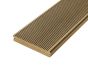 4m Solid Woodgrain Effect Bullnose Composite Decking Board