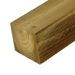 Sawn Green Treated Timber Post 100mm x 100mm x 3000mm