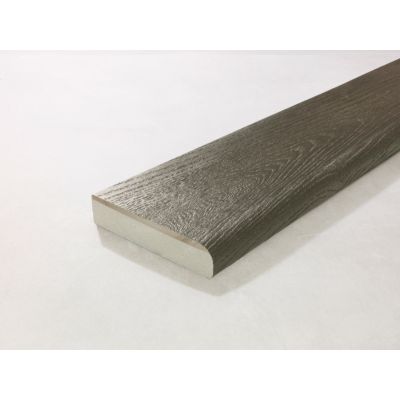 Millboard® Bullnose Decking Board 3.6m-Millboard Ebony Grey