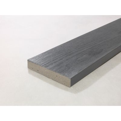 Millboard® Enhanced Grain Decking Board 3.6m-Millboard Brushed Basalt