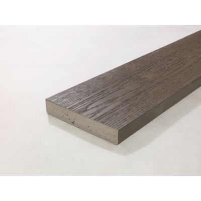 Millboard® Enhanced Grain Decking Board 3.6m-Millboard Ebony Grey