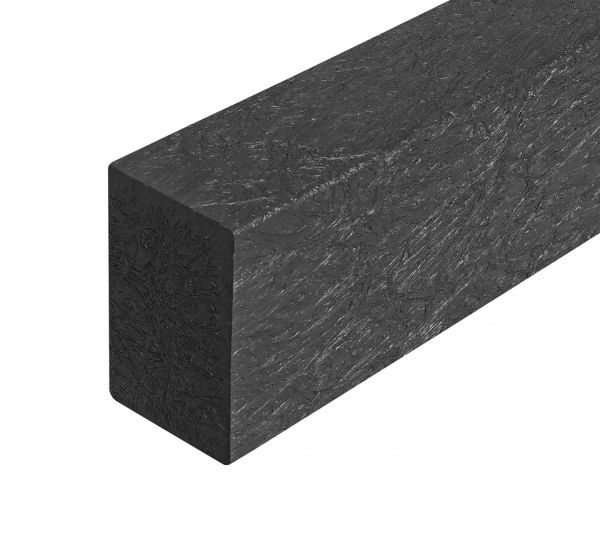 Recycled Plastic Joist, 50mm x 100mm x 3.6m length, Black