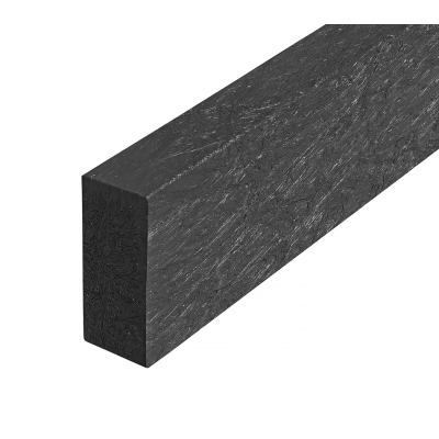 Recycled Plastic Joist, 50mm x 125mm x 3m length, Black