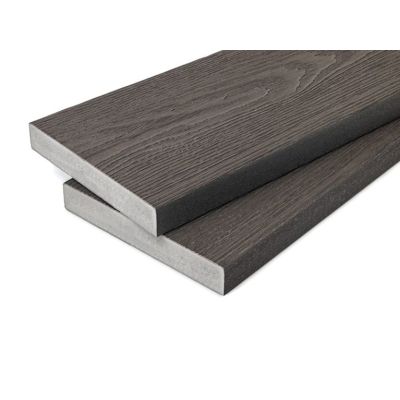 PVC-ASA Decking board 200x32mm Woodgrain sanding Ebony 3.6m