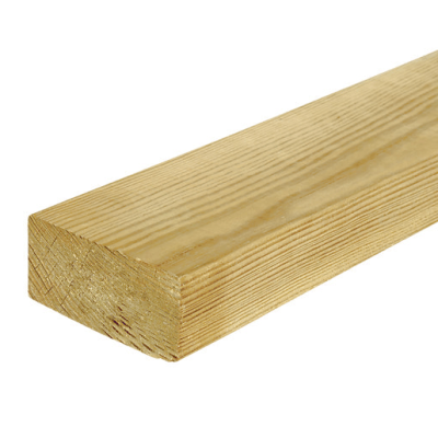 4.2m C24 Sawn Green Treated Timber Decking Joist 47mm x 100mm